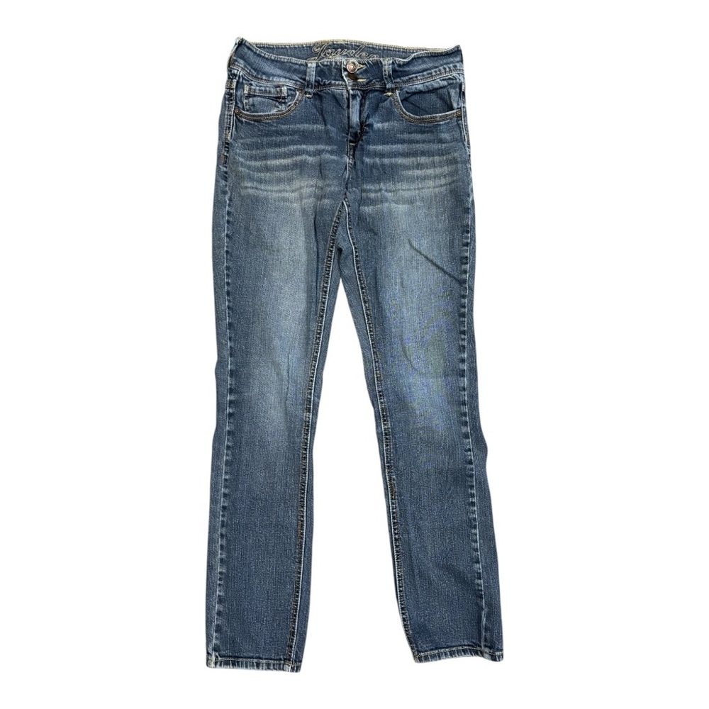 dELiA*s Dark Jayden Blue Skinny Jeans Juniors Size 3/4S